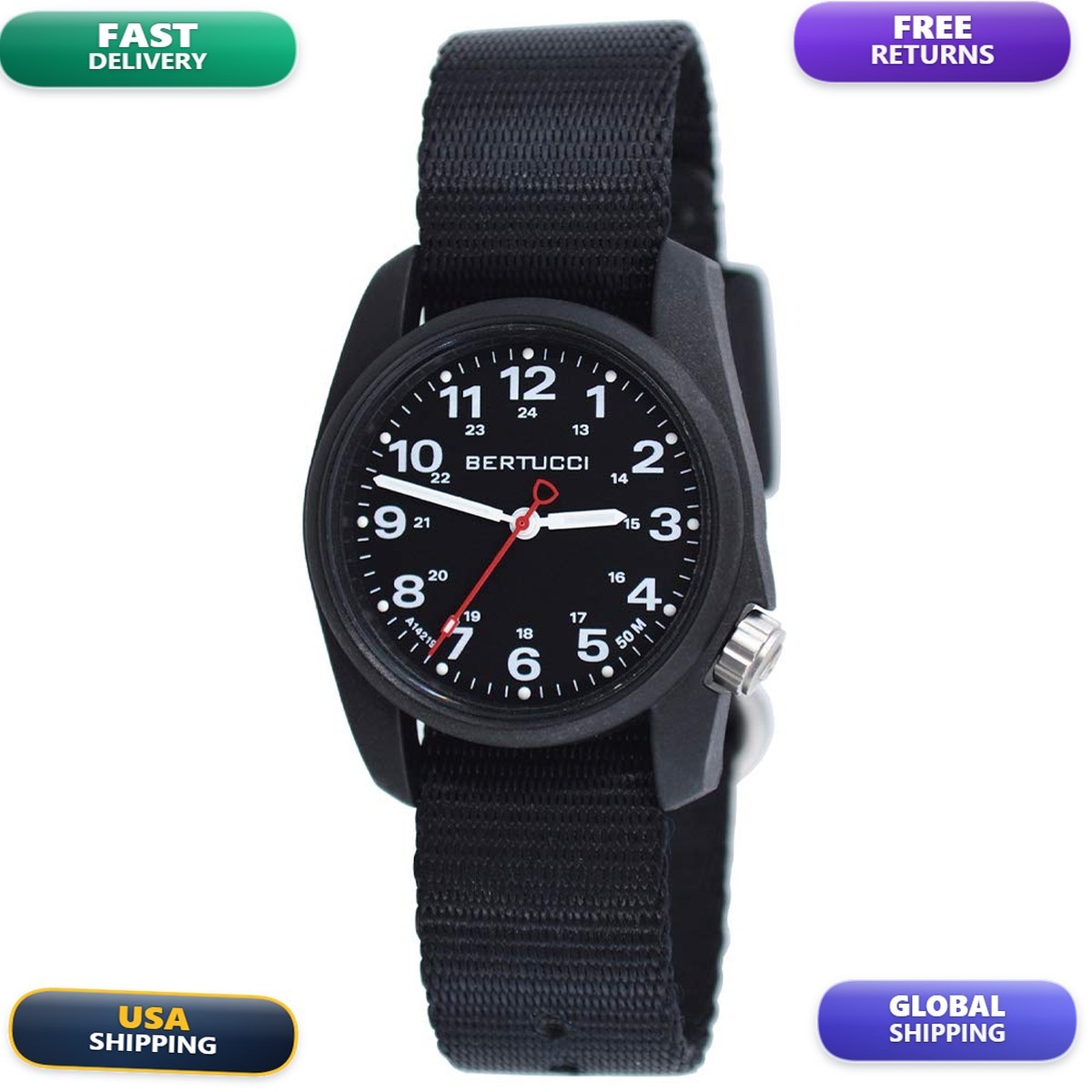 Bertucci A-1r Field Comfort - Black - Black Comfort-webb 10500