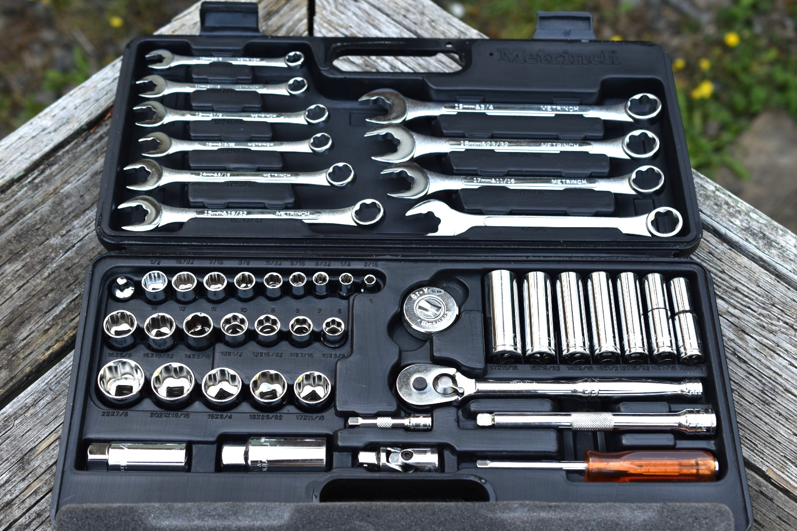 Metrinch 47 Piece Wrench and Socket Set \