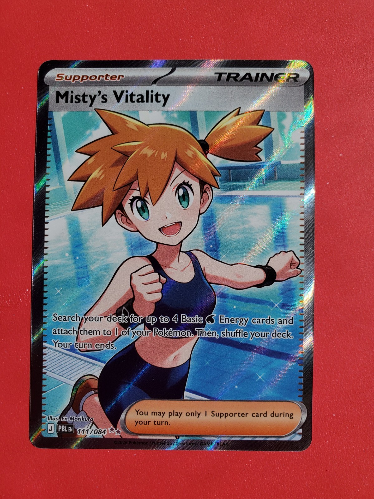 Misty\'s Vitality 111/84 holo 2 Silver Stars full art Pitch Black Pokémon 2026