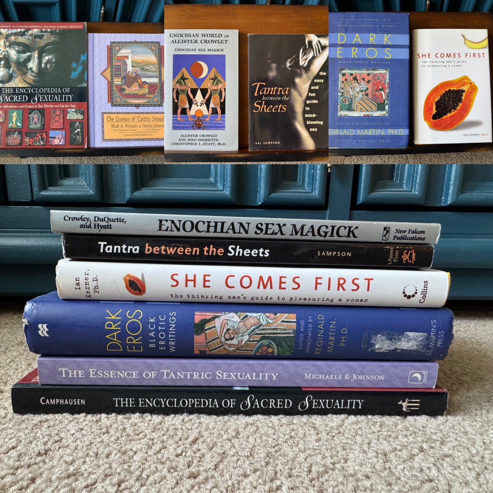 Bundle of 6 used books on Sexuality in very good to like new condition