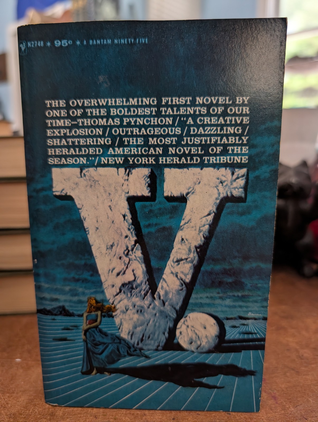 Thomas Pynchon V. 1964 First Bantam Edition Paperback N2748 Vintage