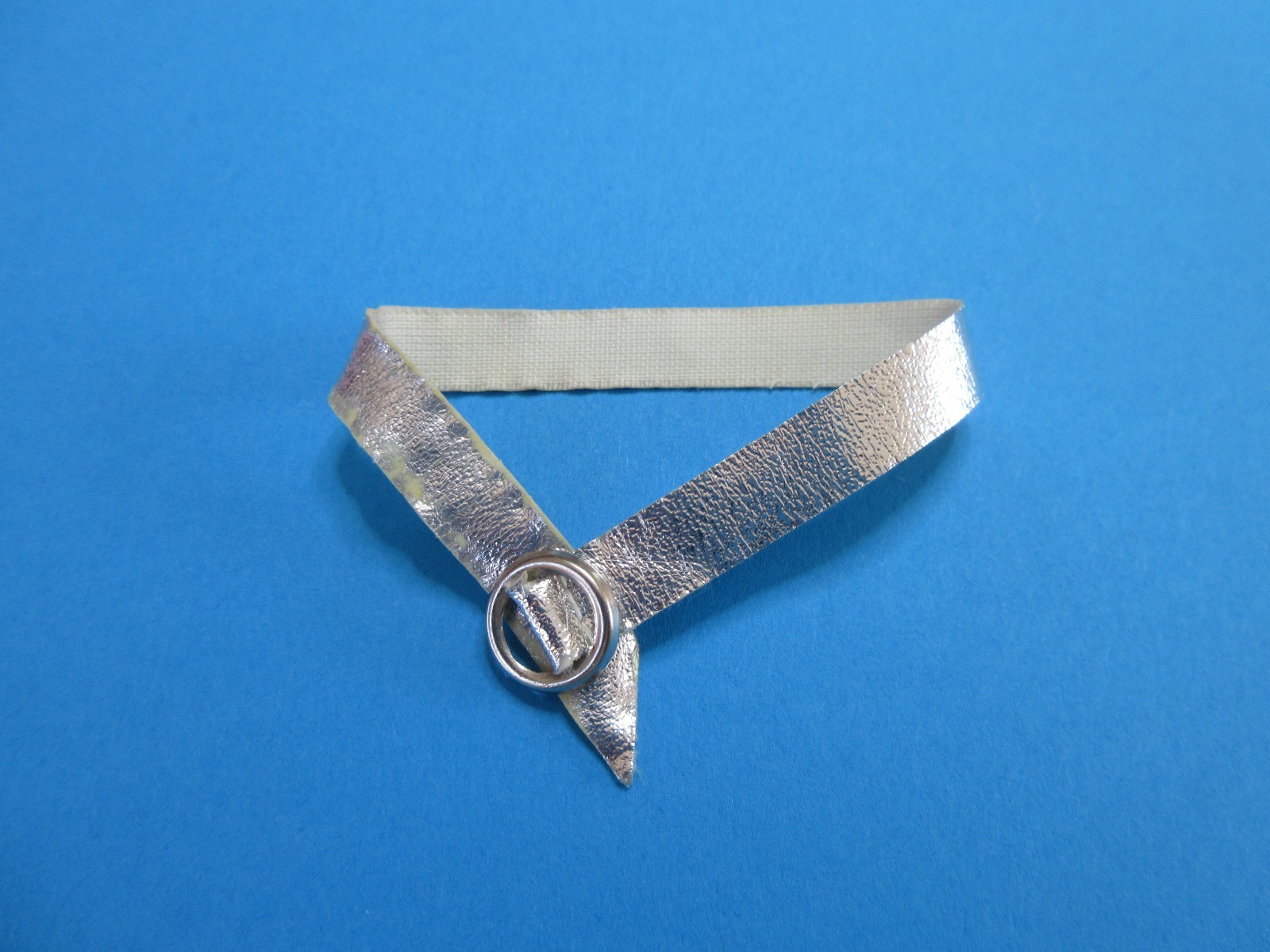 Vintage BARBIE - SILVER 'N SATIN #1552 JC Penney - Long Silver Belt & Buckle HTF
