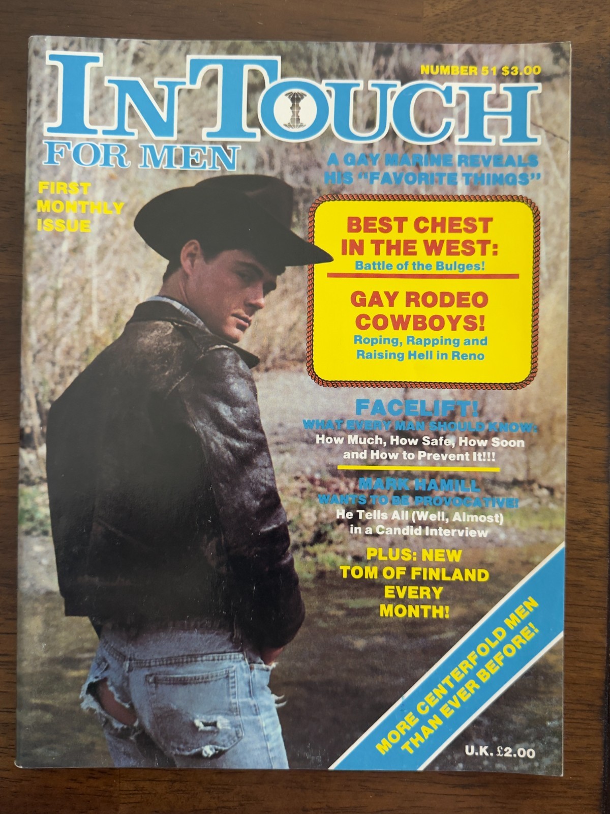 IN TOUCH Number 51 Jan 1981, GAY RODEO COWBOYS, Nude Male Photos, Centerfold, VG IN TOUCH Number 51 Jan 1981, GAY RODEO COWBOYS, Nude Male Photos, Centerfold, VG