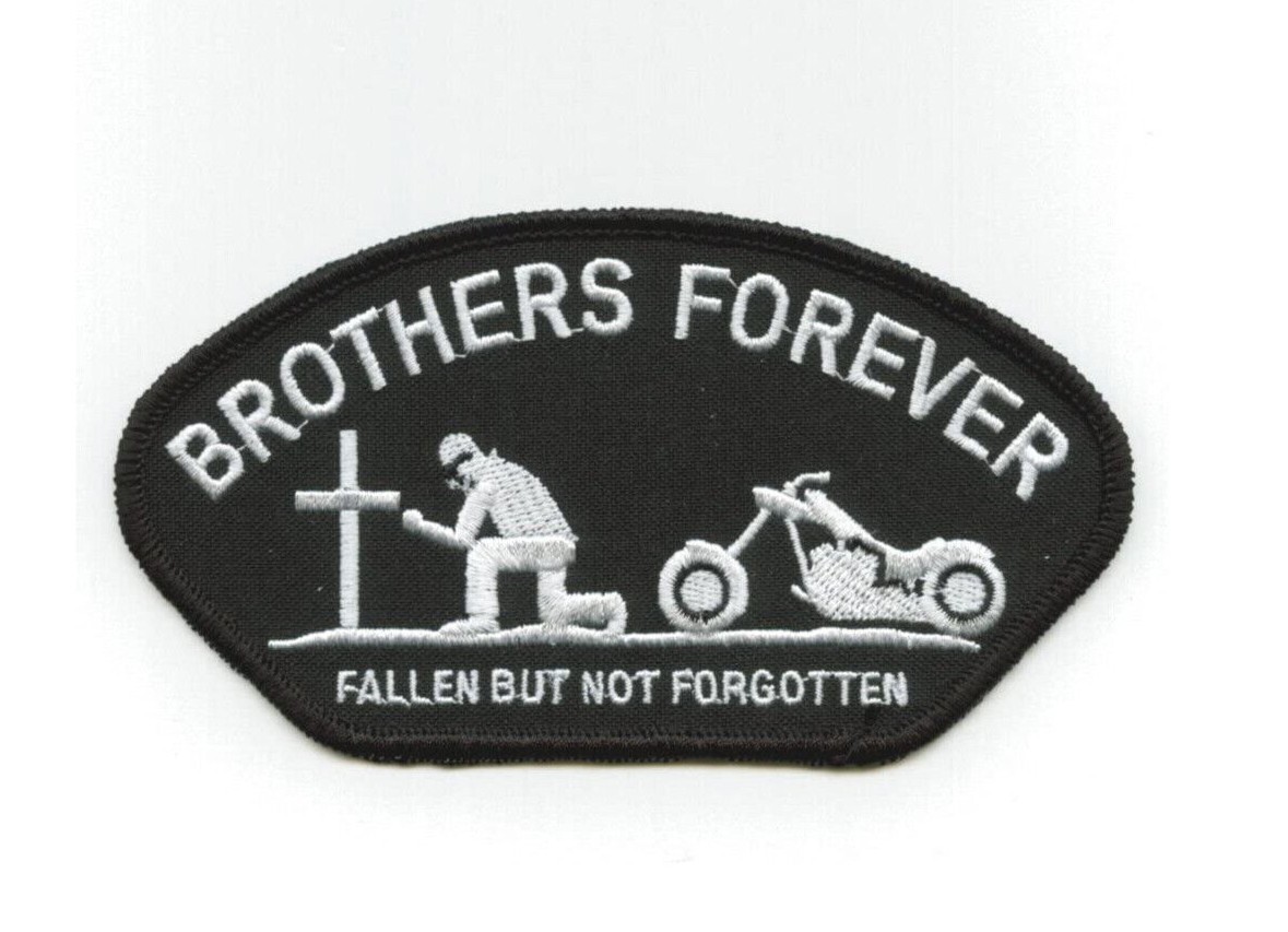 BROTHERS FOREVER Fallen But Not Forgotten Iron on Patch 
