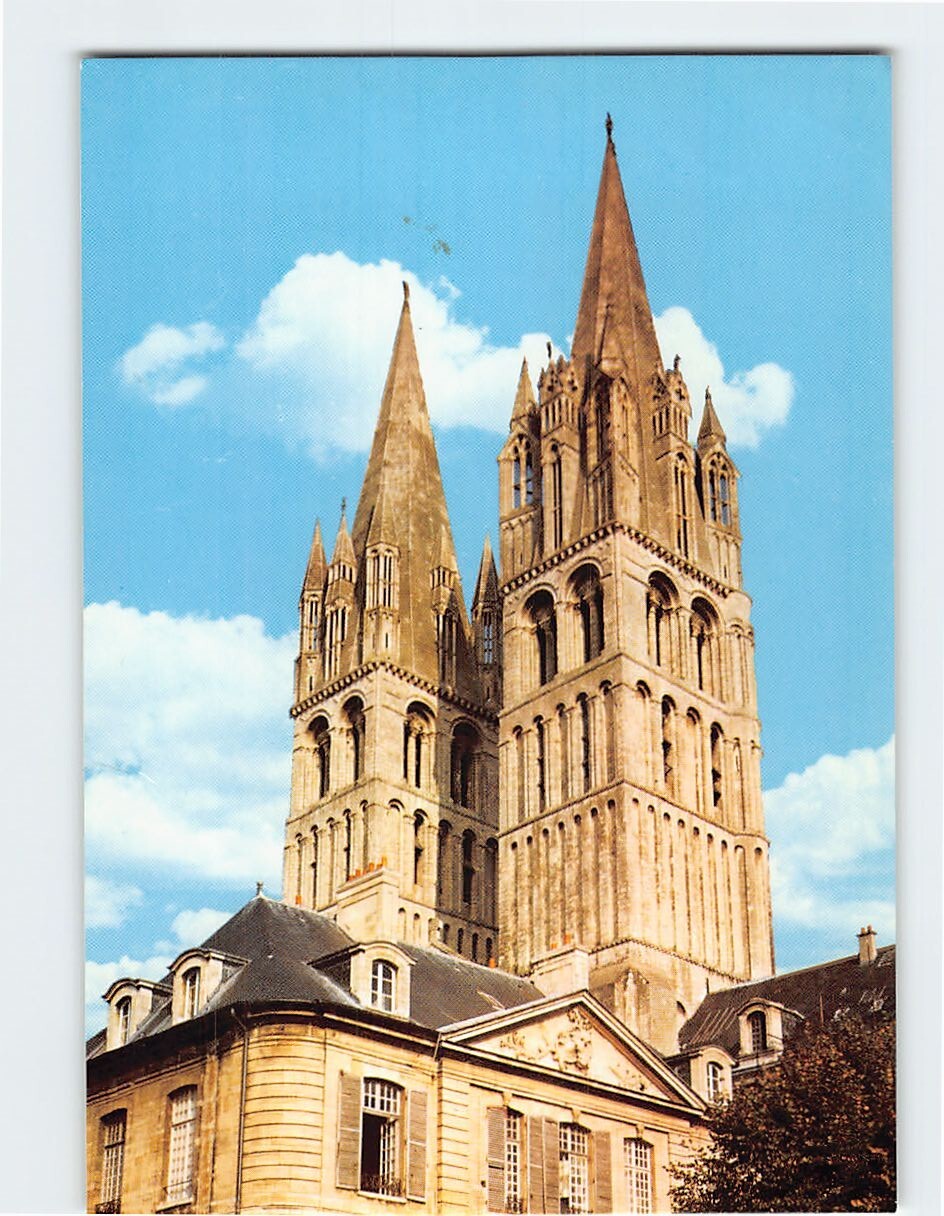 Postcard Église Saint-Étienne de Caen France