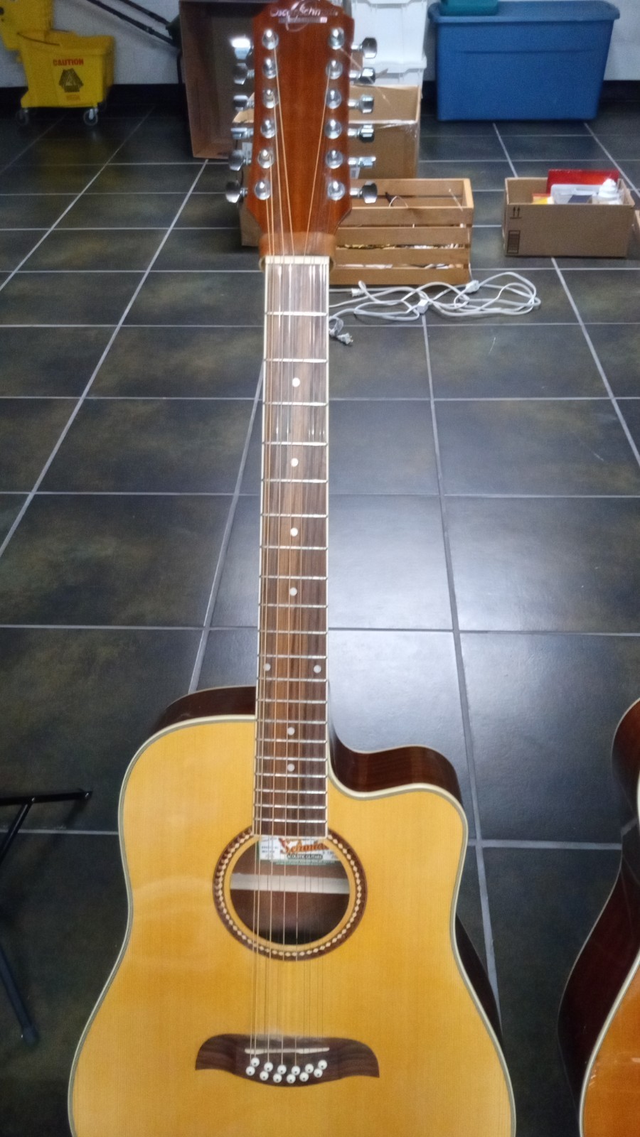 Oscar Schmidt OD312 Natural 12-String Plug In Guitar With Super Nice Hard Case Oscar Schmidt OD312 Natural 12-String Plug In Guitar With Super Nice Hard Case