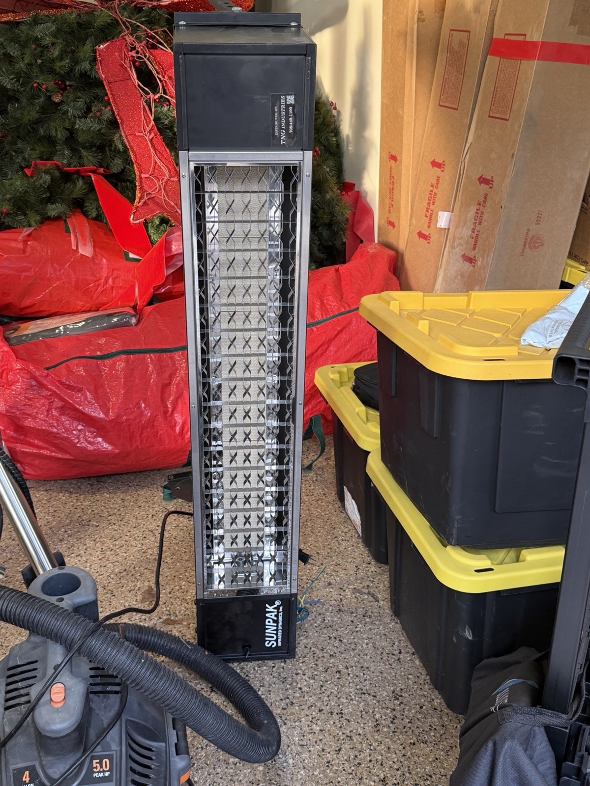 Sunpak S34 S TSR 34000 BTU Natural Gas Two-Stage Outdoor Infrared Patio Heater