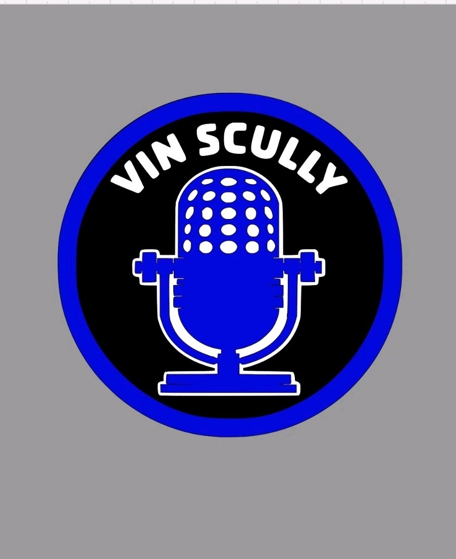 LA Dodgers Vin Scully Custom Memorial Style Vinyl Sticker Fernando,  Ohtani 2x2