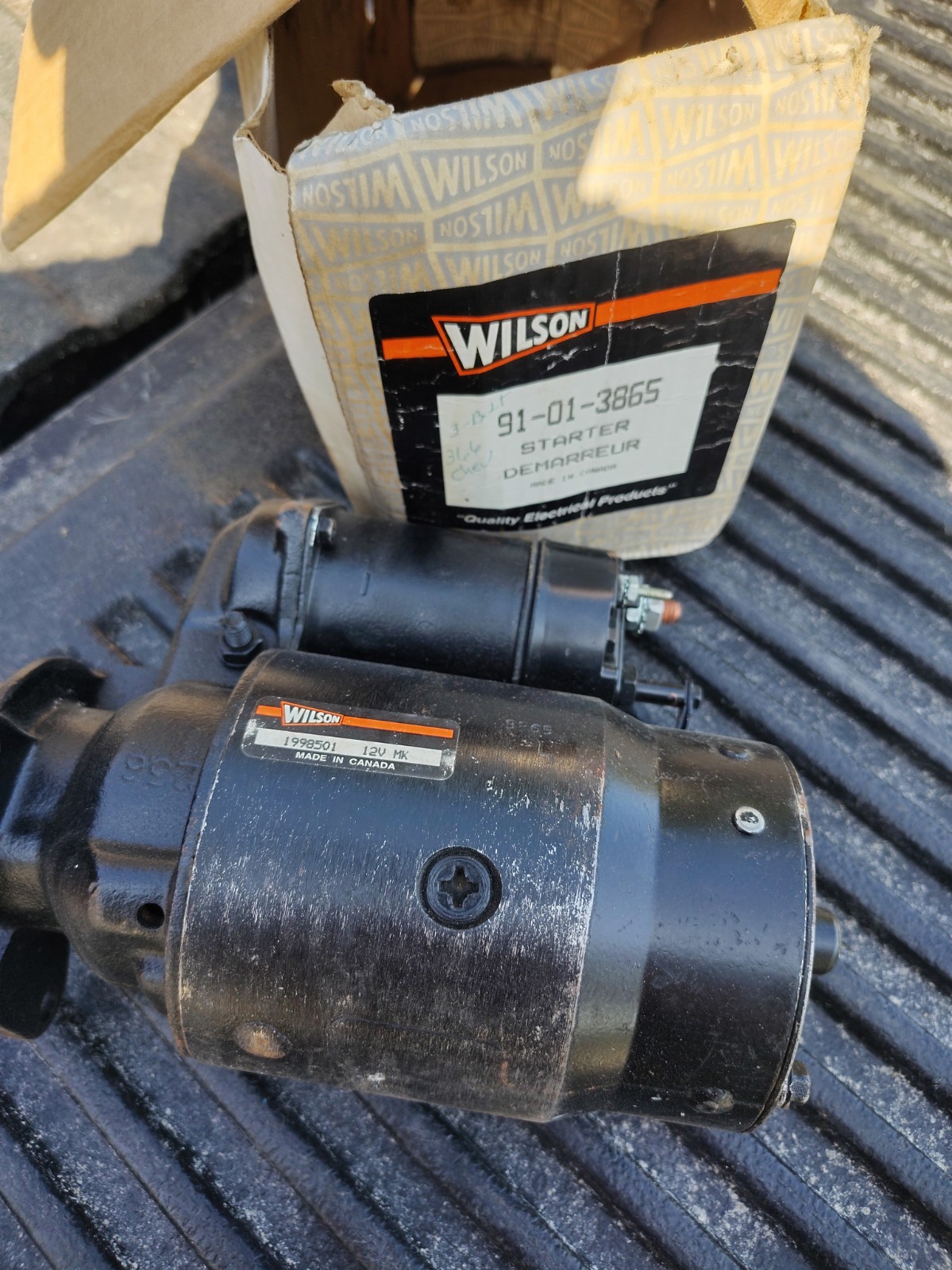 Starter Motor-Starter Wilson 91-01-3865 Reman