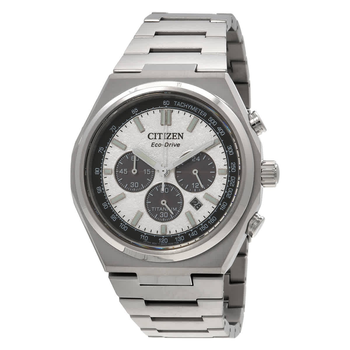 Citizen Zenshin Chrono Chronograph Silver Dial Men's Watch CA4610-85A