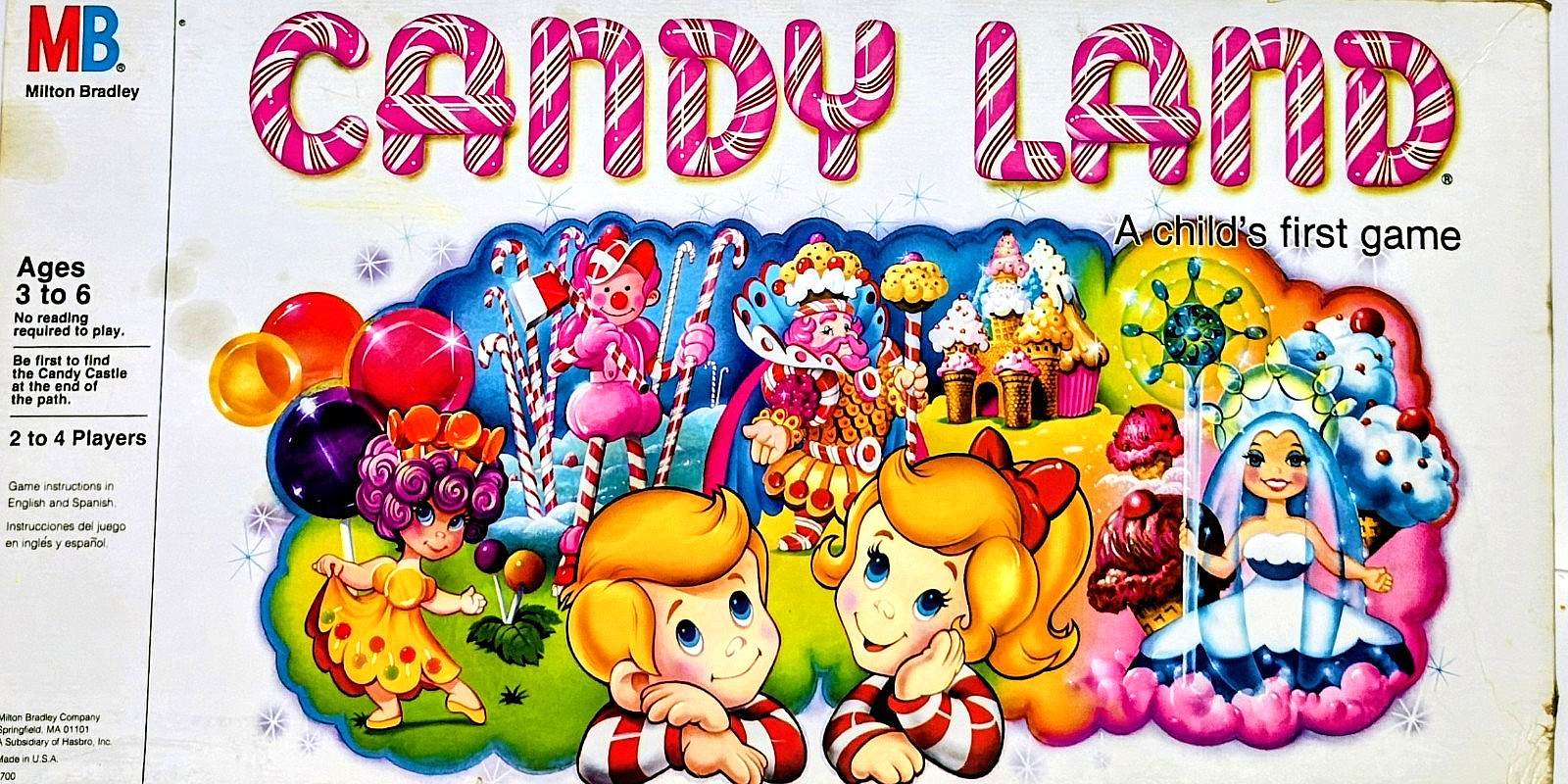 Candy Land - Classic Candy Adventure Game - Milton Bradley - 1984