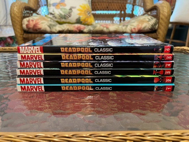 Marvel Deadpool Classic Volumes 1 - 6 Softcover Book Lot Marvel Deadpool Classic Volumes 1 - 6 Softcover Book Lot
