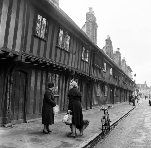 Church Street Almshouses 1954 OLD PHOTO