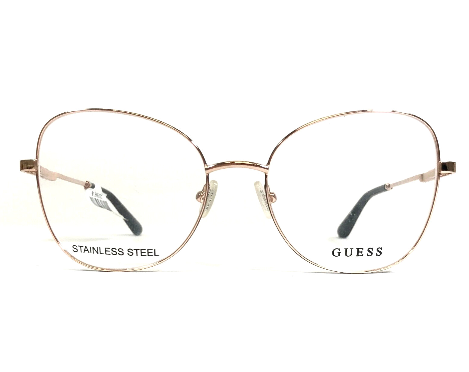 Guess Eyeglasses Frames GU2850 028 Black Pink Rose Gold Cat Eye 54-18-140 Guess Eyeglasses Frames GU2850 028 Black Pink Rose Gold Cat Eye 54-18-140