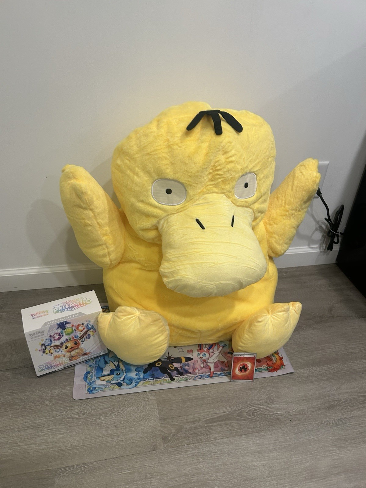 Giant Psyduck Plush 30” LIFE SIZE Stuffed Animal Large Pokemon Yellow Pillow Toy