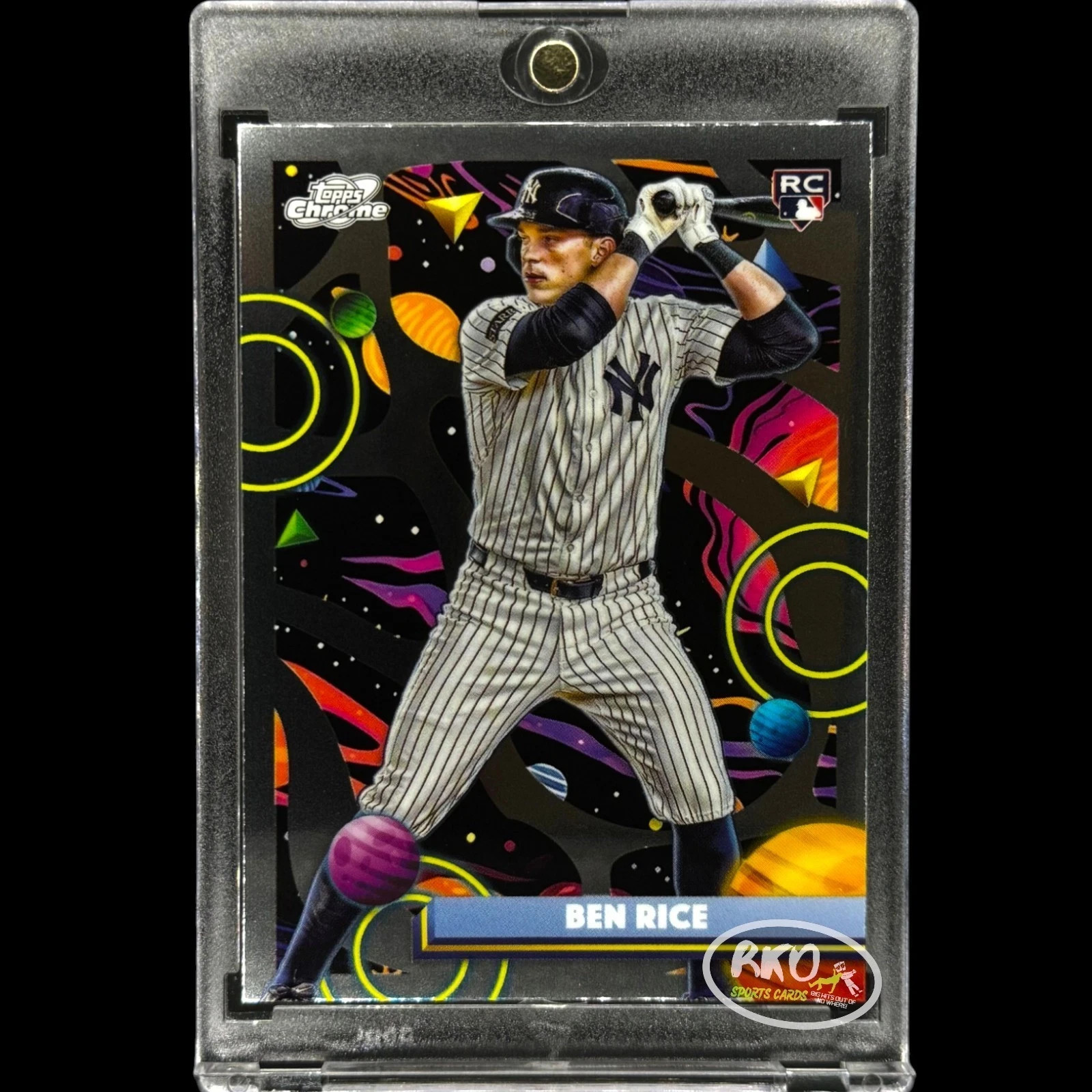 Ben Rice RARE ROOKIE BLACK CHROME INVESTMENT CARD TOPPS YANKEES RC MINT