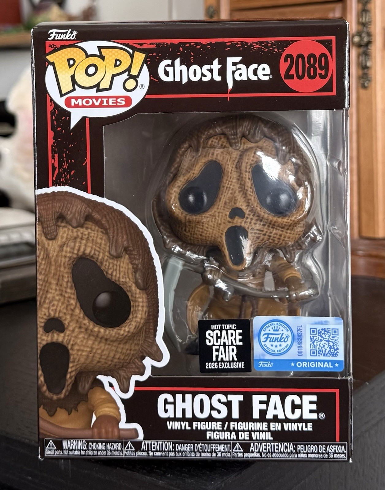 Funko Pop Movies: GHOST FACE #2089 Hot Topic Scare Fair Exclusive 2026 IN HAND Funko Pop Movies: GHOST FACE #2089 Hot Topic Scare Fair Exclusive 2026 IN HAND