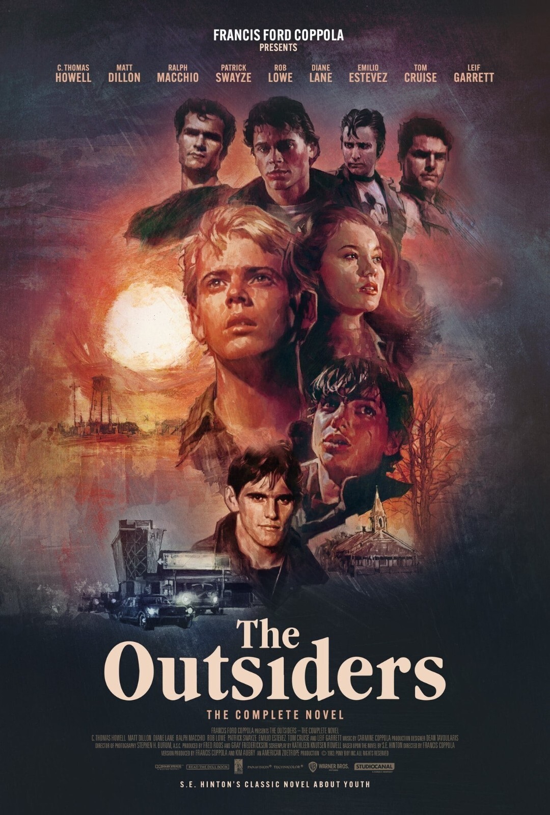 1983 The Outsiders Movie Poster 11X17 Patrick Swayze Tom Cruise Ralph Macchio 🍿 1983 The Outsiders Movie Poster 11X17 Patrick Swayze Tom Cruise Ralph Macchio 🍿