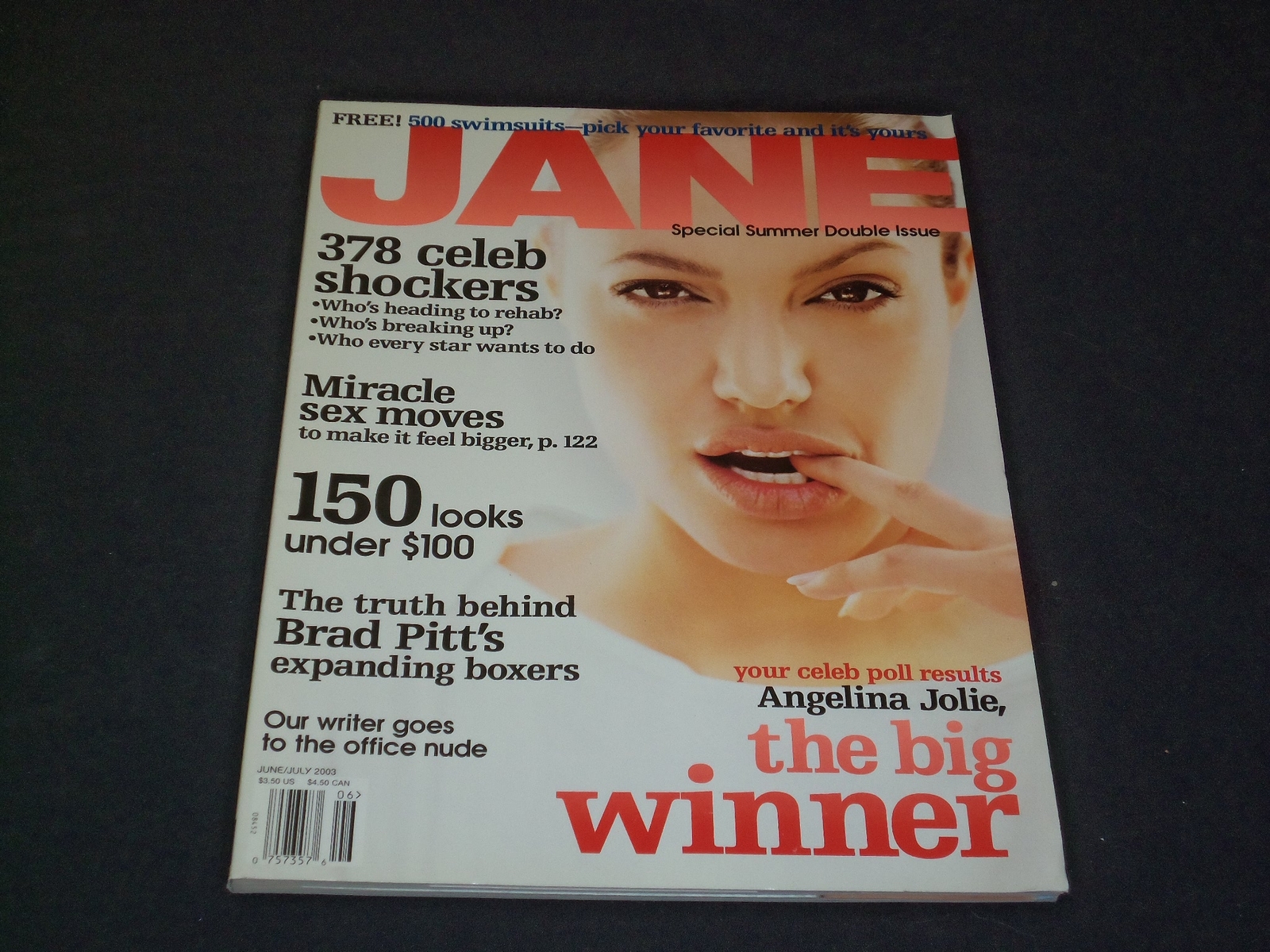2003 JUNE/JULY JANE MAGAZINE - ANGELINA JOLIE - SP 3657