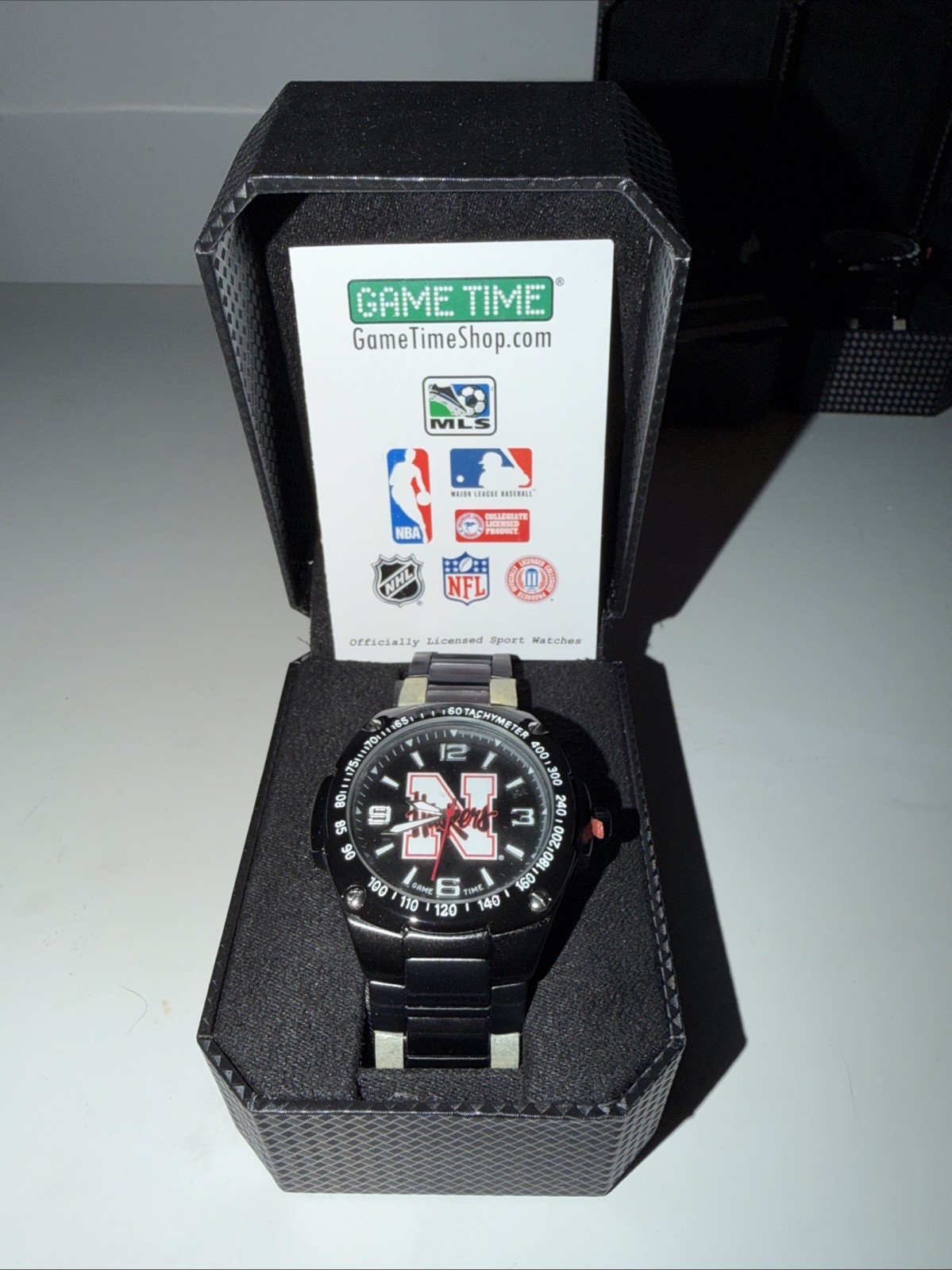 Nebraska Cornhuskers watch by Game Time.