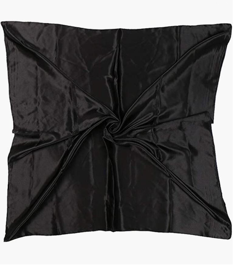 Large Square Satin Scarf Silk Feel Head Neck Wrap Solid Color Scarves Shawl 35\