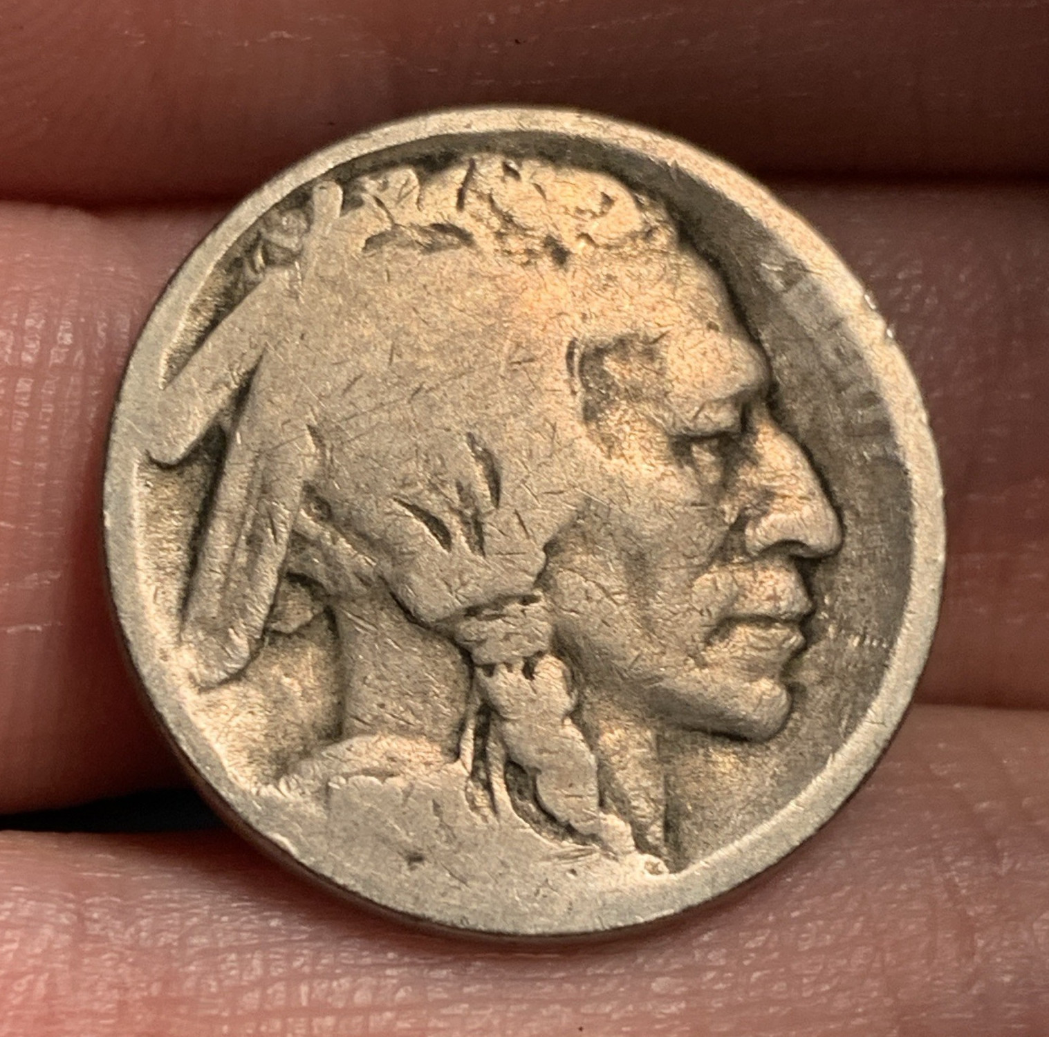1914 S 5C Buffalo Nickel Good Semi Key Date