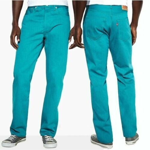 Levi's Men's 501 Denim Original Shrink to Fit Button Fly Jeans Many Colors Levis Levi's Men's 501 Denim Original Shrink to Fit Button Fly Jeans Many Colors Levis