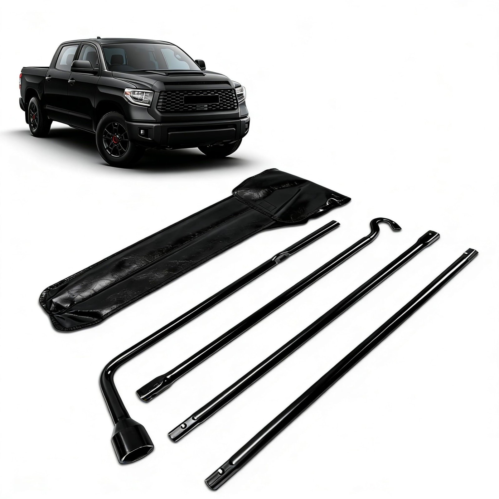 Spare Tire Tool Kit for 2007-21 Tundra 2008-21 Sequoia Lug Wrench Extensions