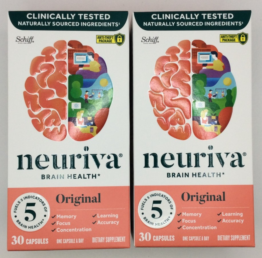 Neuriva Brain Health Original, Memory Focus Concentration 60ct (2x30ct)10/2026