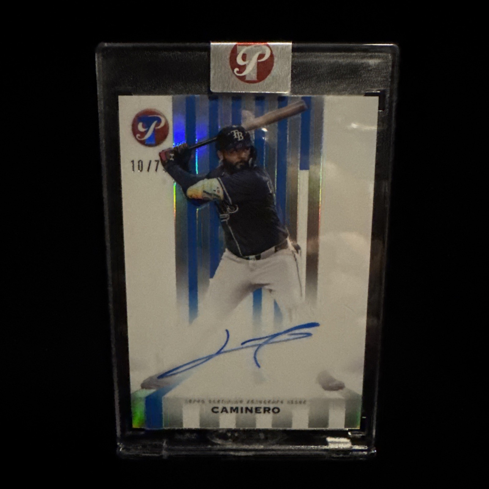 2026 Topps Pristine Junior Caminero Spotless Signatures Blue /75 #SS-JC Auto 2026 Topps Pristine Junior Caminero Spotless Signatures Blue /75 #SS-JC Auto