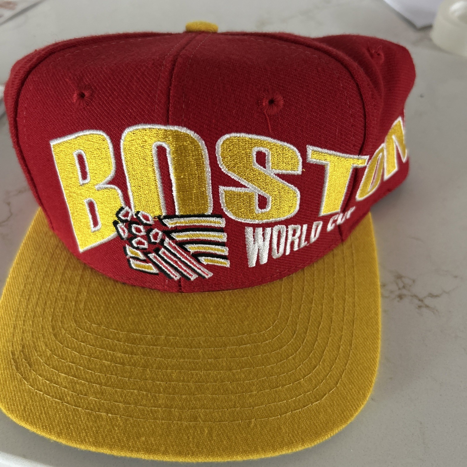 Vintage 1994 Boston World Cup Soccer Apex One Adult Adjustable Snapback Hat Cap Vintage 1994 Boston World Cup Soccer Apex One Adult Adjustable Snapback Hat Cap