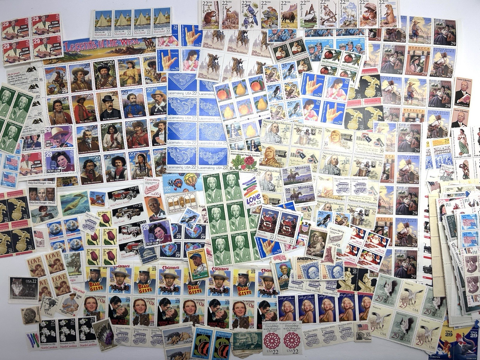 Vintage 80’s 90’s Lot Unused US Postage Stamps • Approx 500+ • Face Value? Read Vintage 80’s 90’s Lot Unused US Postage Stamps • Approx 500+ • Face Value? Read