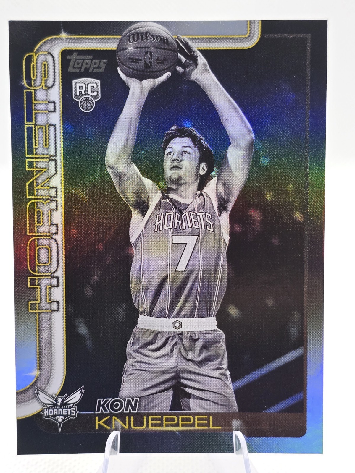 2025-26 Topps #204 Kon Knueppel Blackout RC Black Friday Target Exclusive SP 🔥