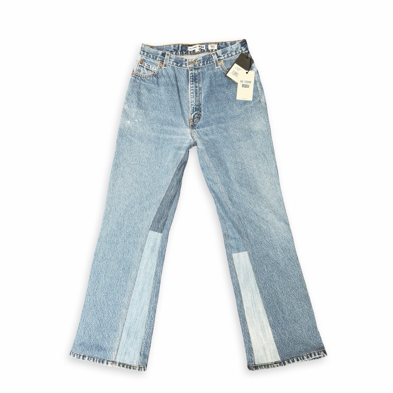 RE/DONE x Levi’s 70s Loose Flare Indigo Jeans Size 26 NWT Made in USA