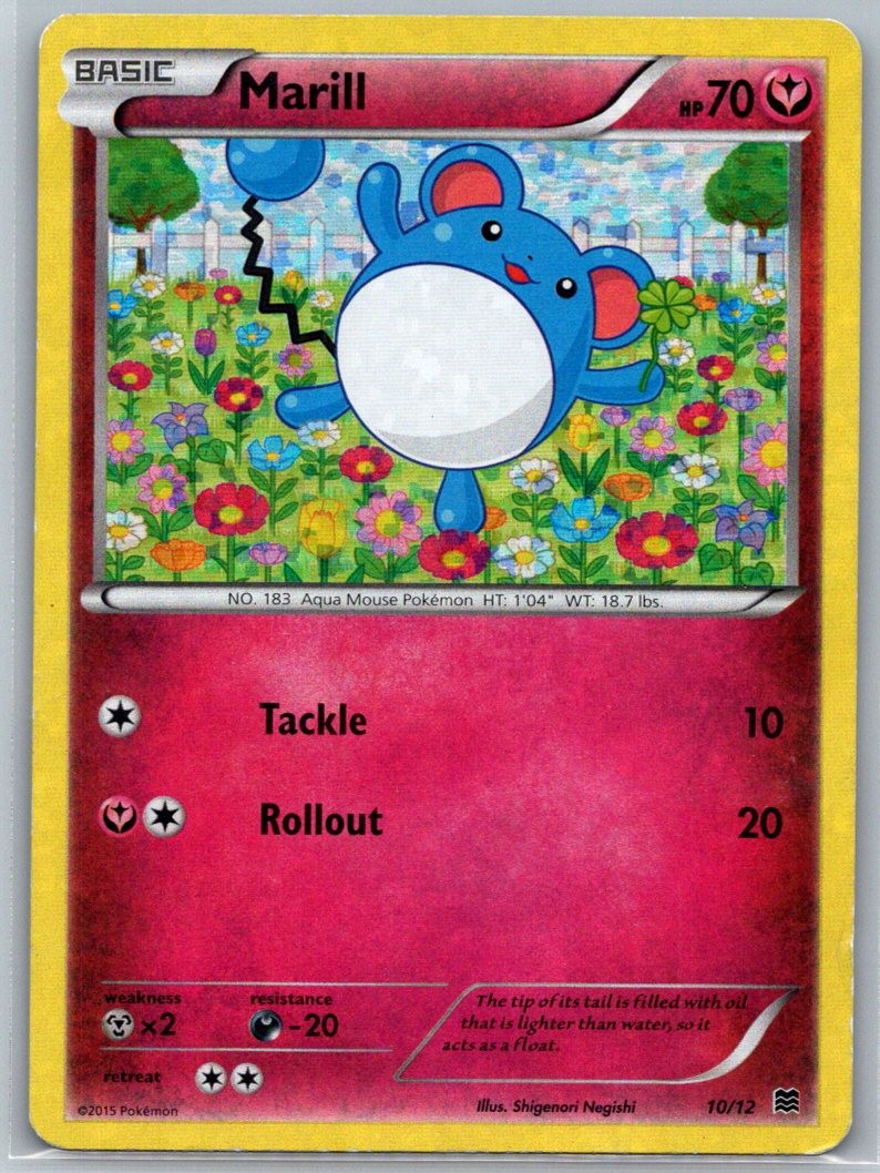 Marill Holofoil Promo McDonald\'s Promos 2015 [M15 - 010/012] - HP