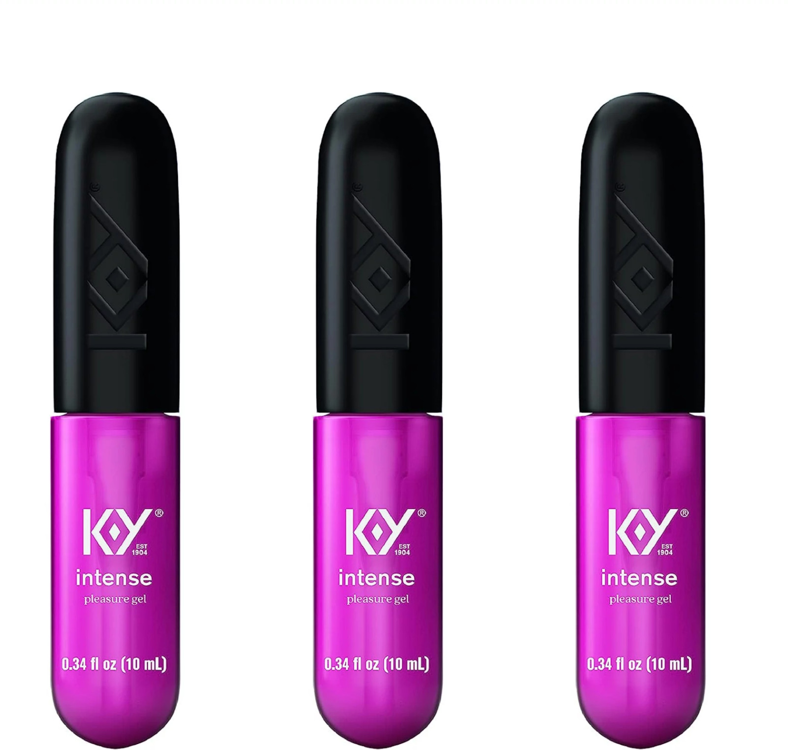 K-Y Intense Pleasure Gel 0.34 oz Personal Lubricant Intimate Gel 3 Pack K-Y Intense Pleasure Gel 0.34 oz Personal Lubricant Intimate Gel 3 Pack