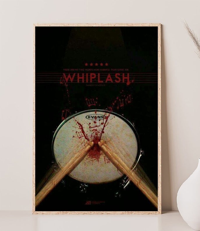 Whiplash 2014 Music Drama Film Poster