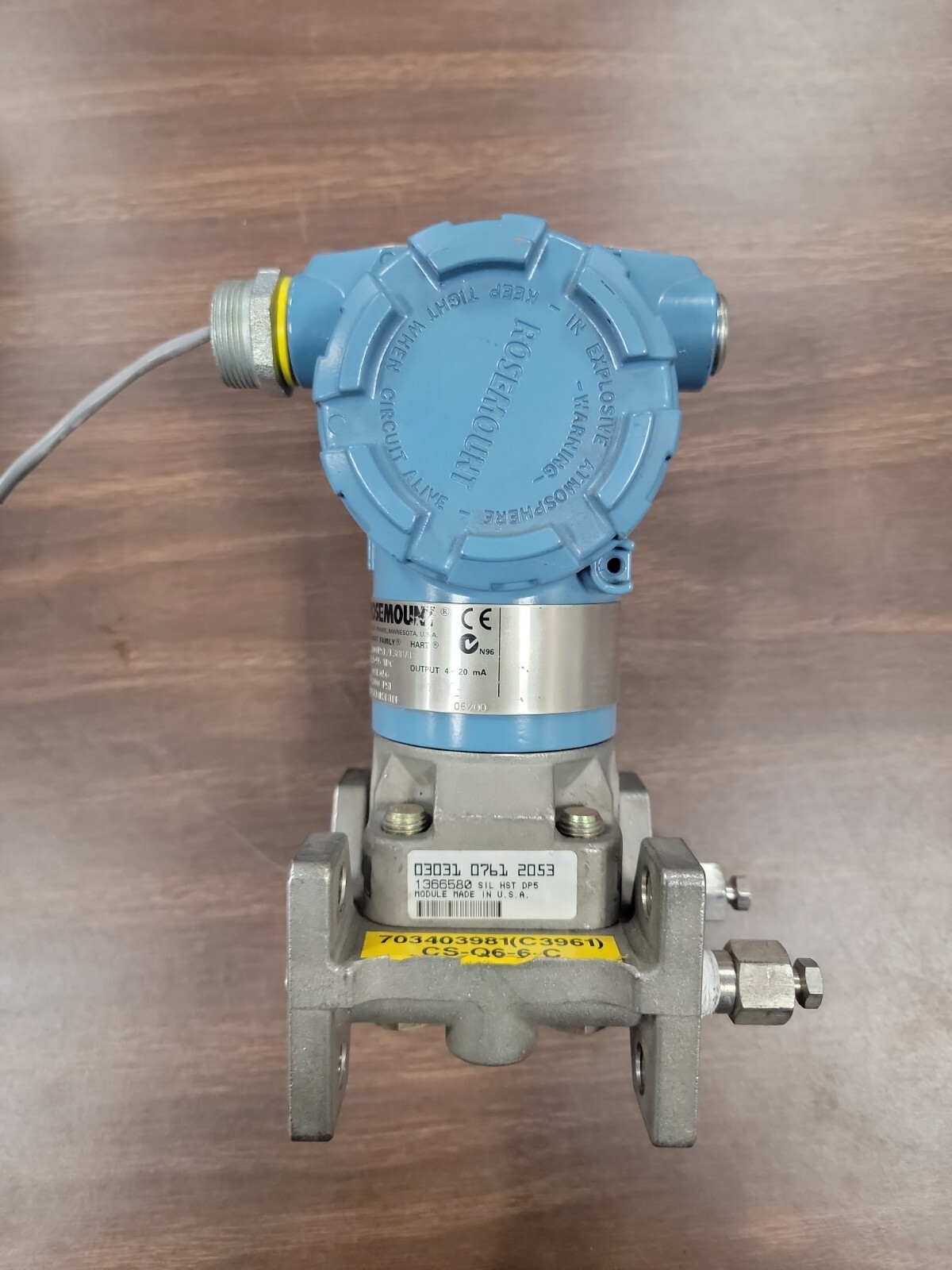 Rosemount 03031-0761-2053 Pressure Transmitter