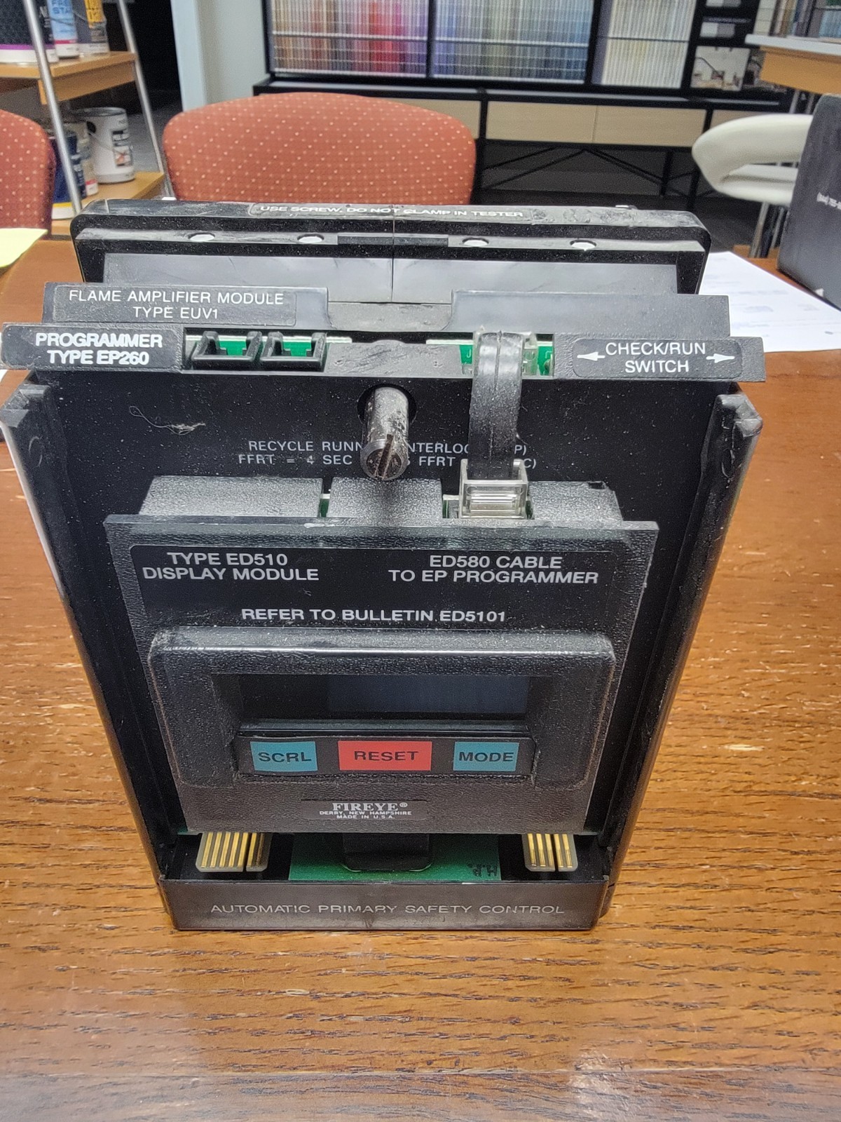 Fireye EB 700 Burner Control Complete system ED510,EP260,EUV1 Flame Amplifier Fireye EB 700 Burner Control Complete system ED510,EP260,EUV1 Flame Amplifier