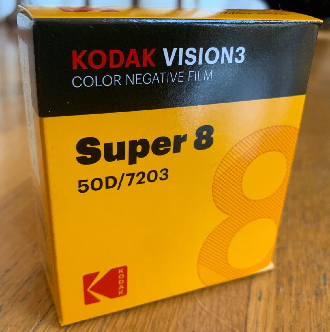 Kodak Vision 3 50D 7203 Super-8 Color Negative Film - NEW Fresh - NO REMJET