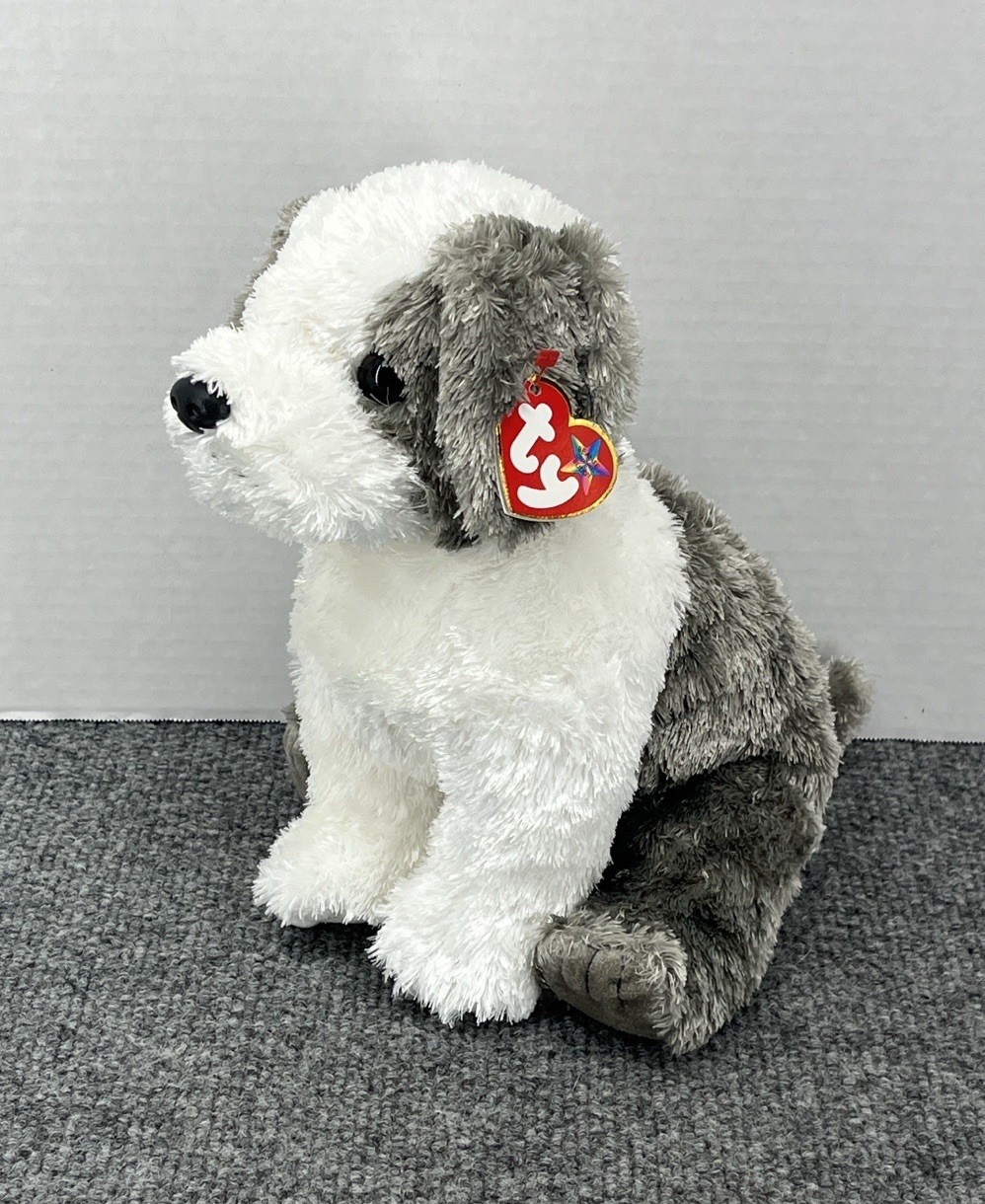 Ty Buddy Herder Old English Sheepdog Plush 11\ Ty Buddy Herder Old English Sheepdog Plush 11\