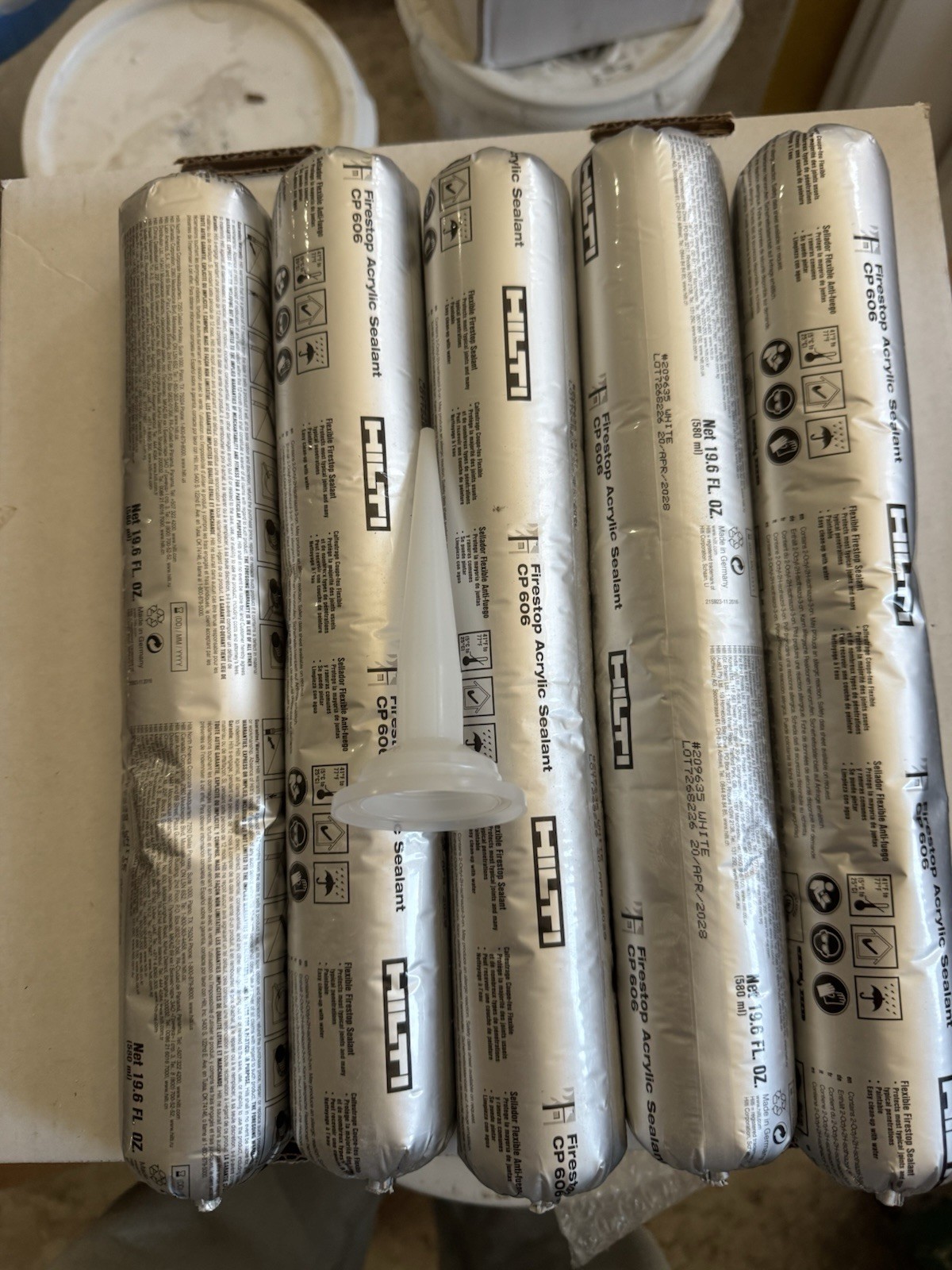 Hilti Firestop Acrylic Sealant CP606 BRAND NEW SEALED RT
