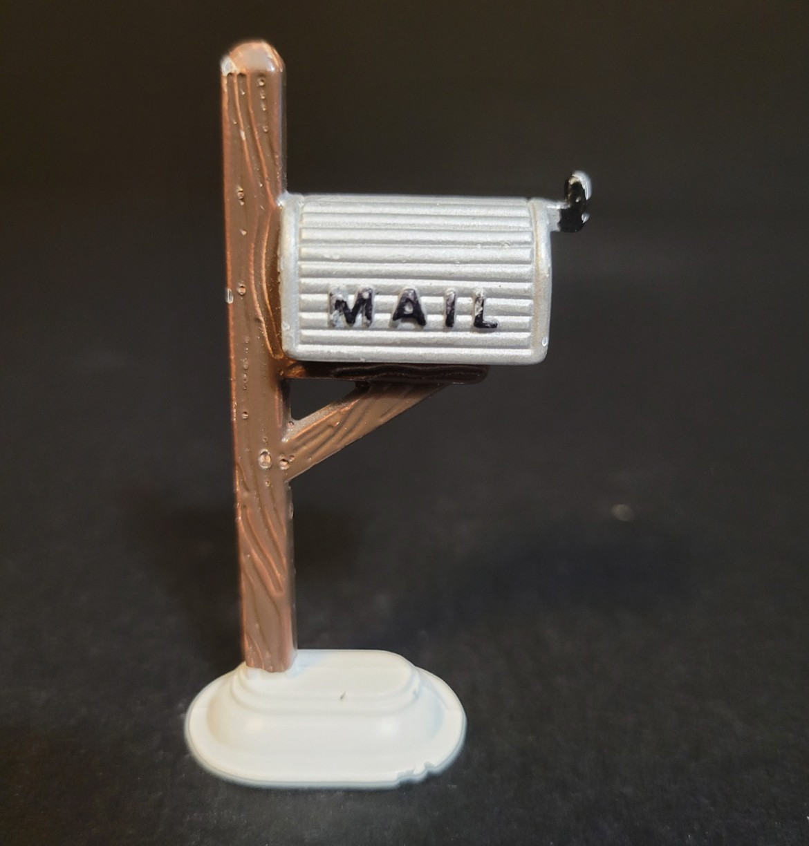 Holiday Time Santas Workbench Christmas Village Metal Mailbox