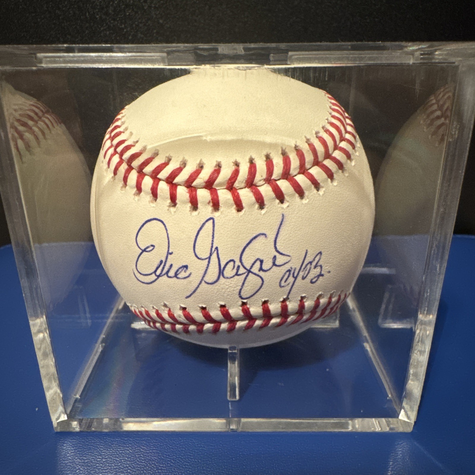 Eric Gagne Signed Rawlings Official Major League Baseball Auto Schwartz COA Eric Gagne Signed Rawlings Official Major League Baseball Auto Schwartz COA