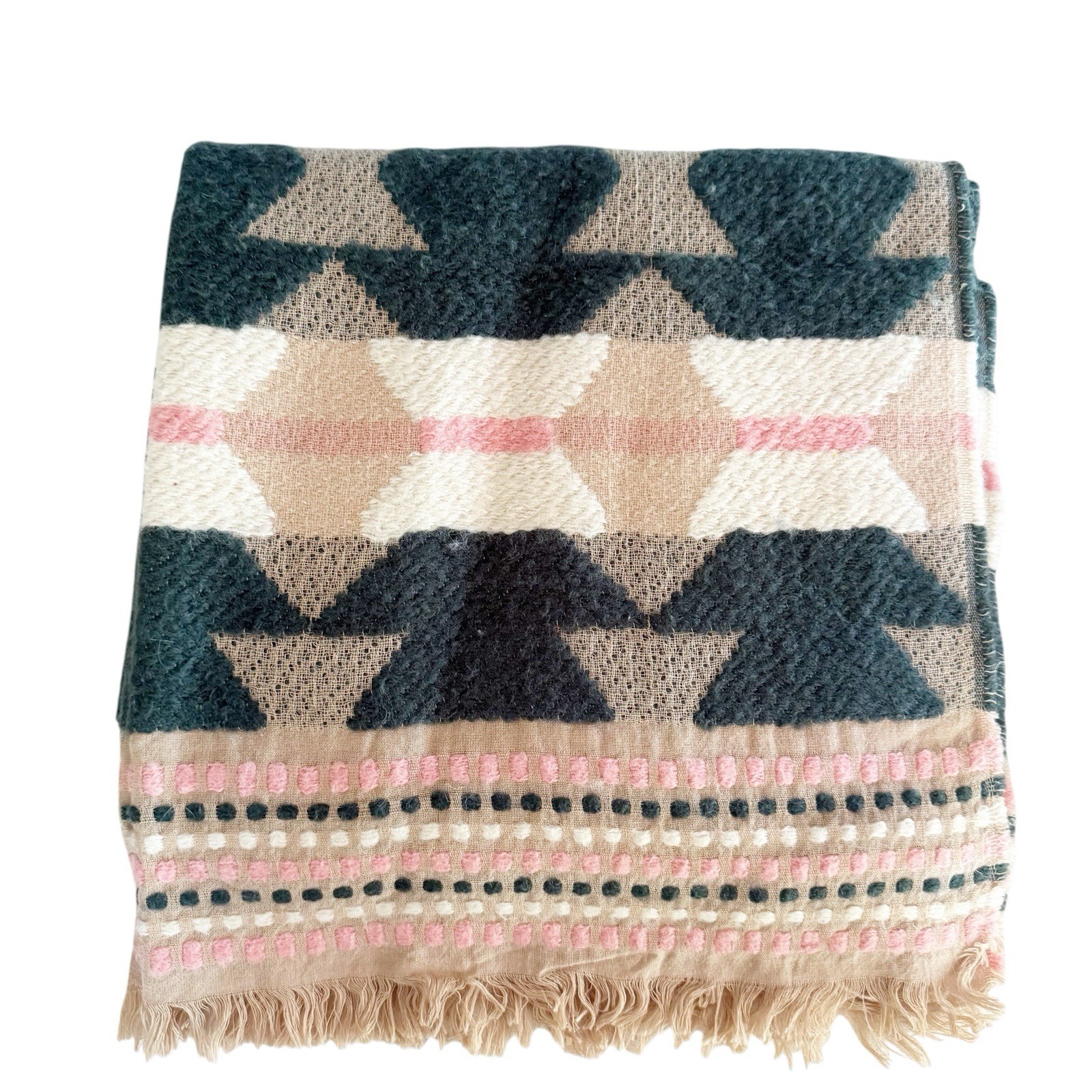 Madewell Textured Blanket Scarf Wool Blend Pastels Soft Upscale Boho Chic 78x27” Madewell Textured Blanket Scarf Wool Blend Pastels Soft Upscale Boho Chic 78x27”