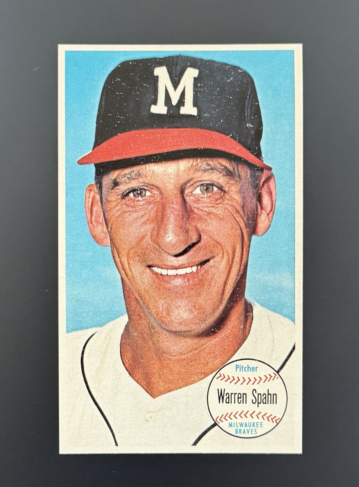1964 WARREN SPAHN BRAVES HOF 1964 WARREN SPAHN BRAVES HOF