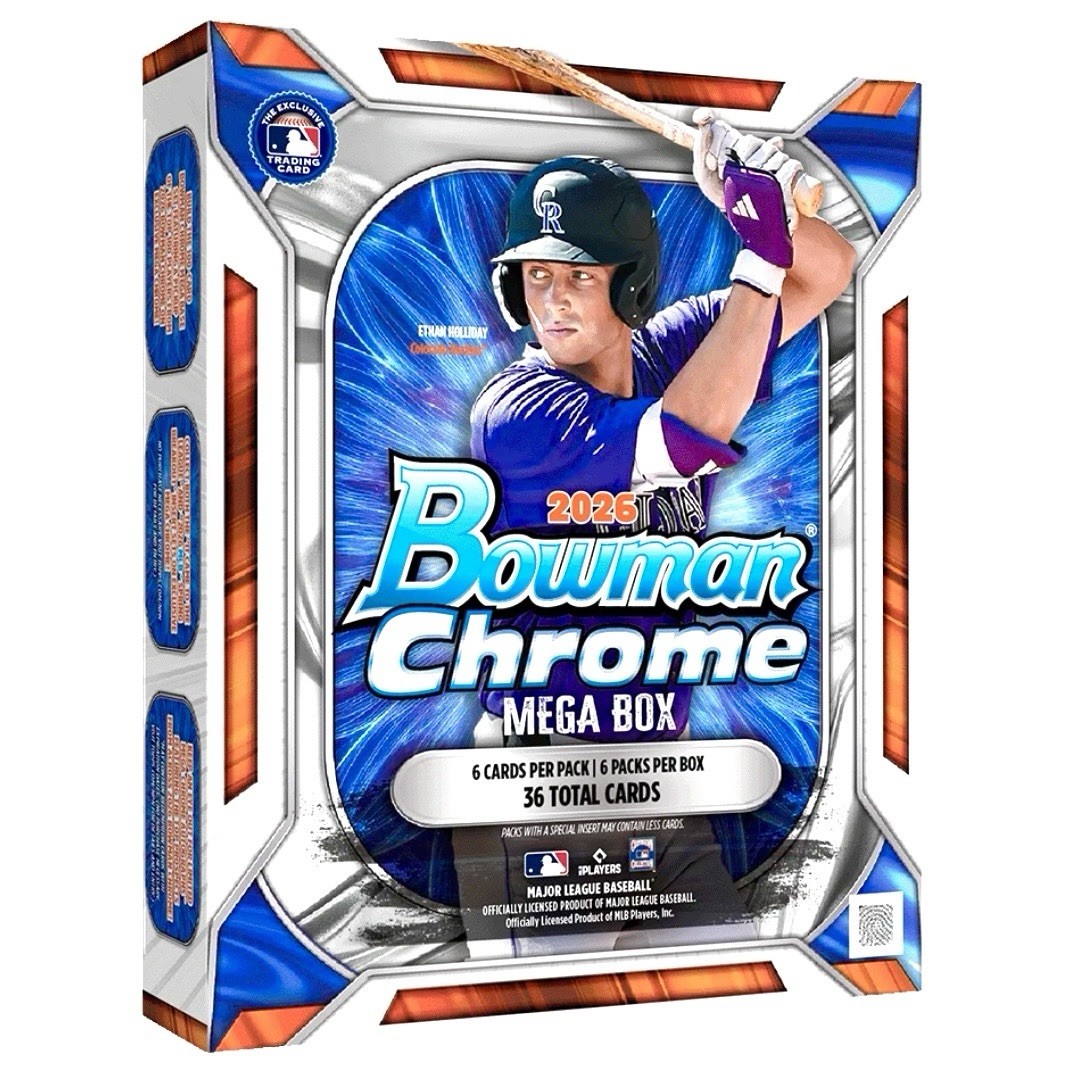 2026 Topps BOWMAN CHROME Mega Box - NEW RELEASE Sealed Baseball PRESALE QTY