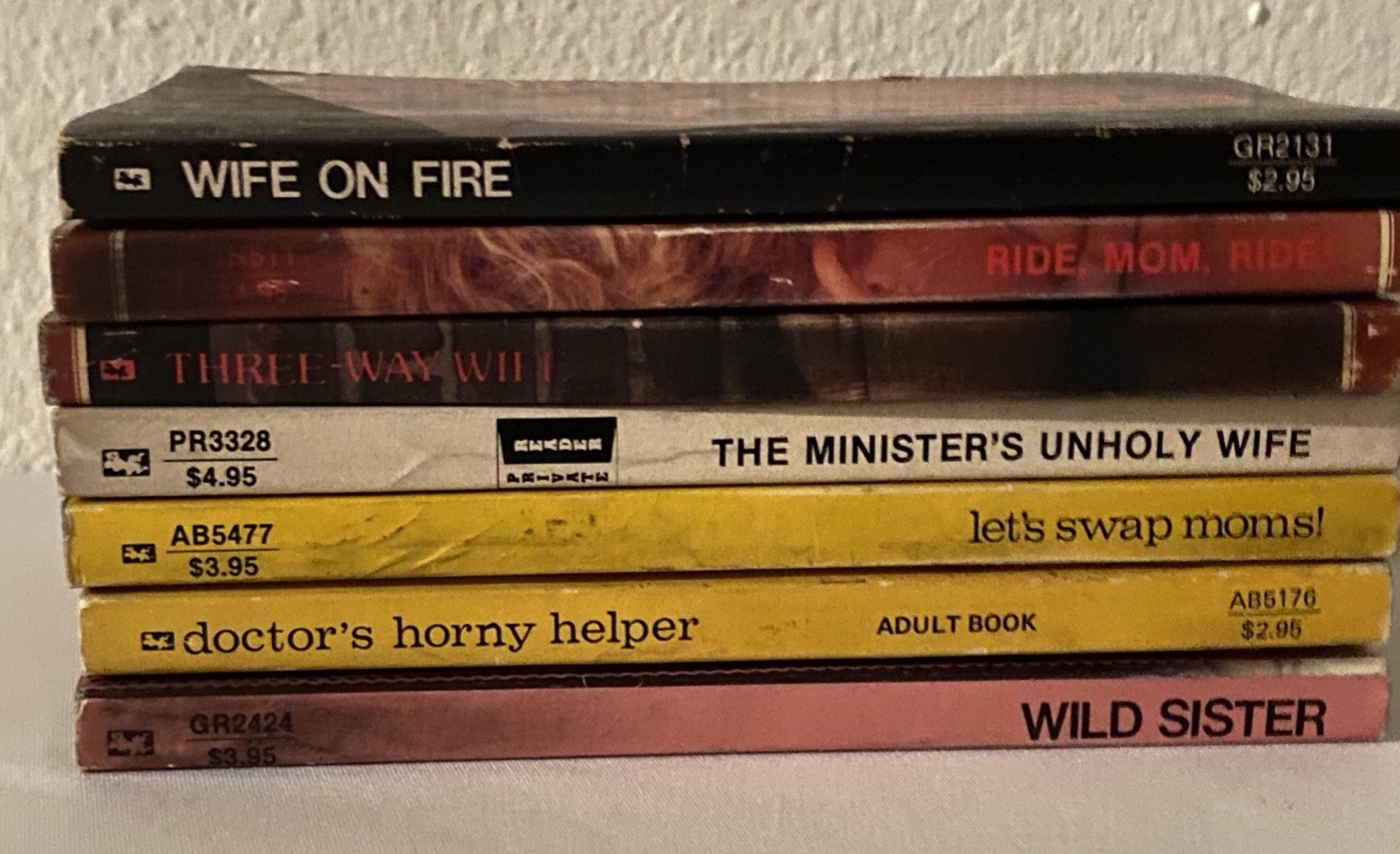 **RareStuff** Vintage Lot 7 Adult-Mature Erotic/Sleaze Paperback Books 