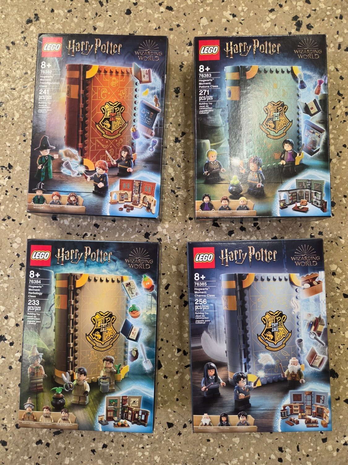 Lego Harry Potter Hogwarts Moment Classes COMPLETE SETS 76382 76383 76384 76385