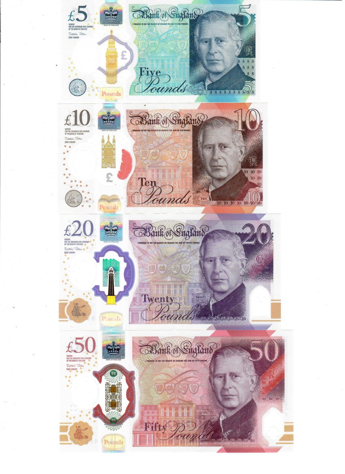 £85.00 Great Britain Face Value Currency Prince Charles British